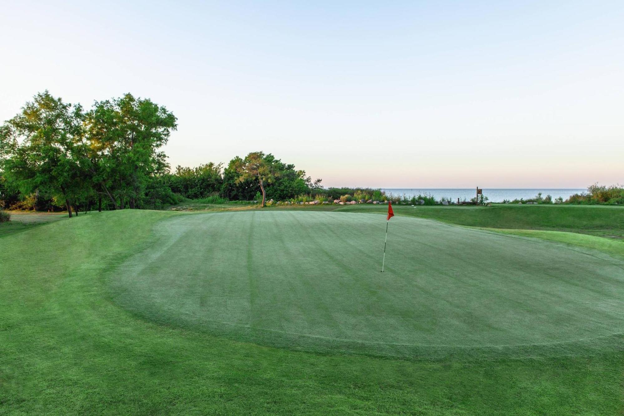 קולוניה דל סקרמנטו Sheraton Colonia Golf & Spa Resort מראה חיצוני תמונה The 18th green at the 2015 PGA Championship
